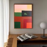 Contemporary abstract "retro composition" by Bodasca