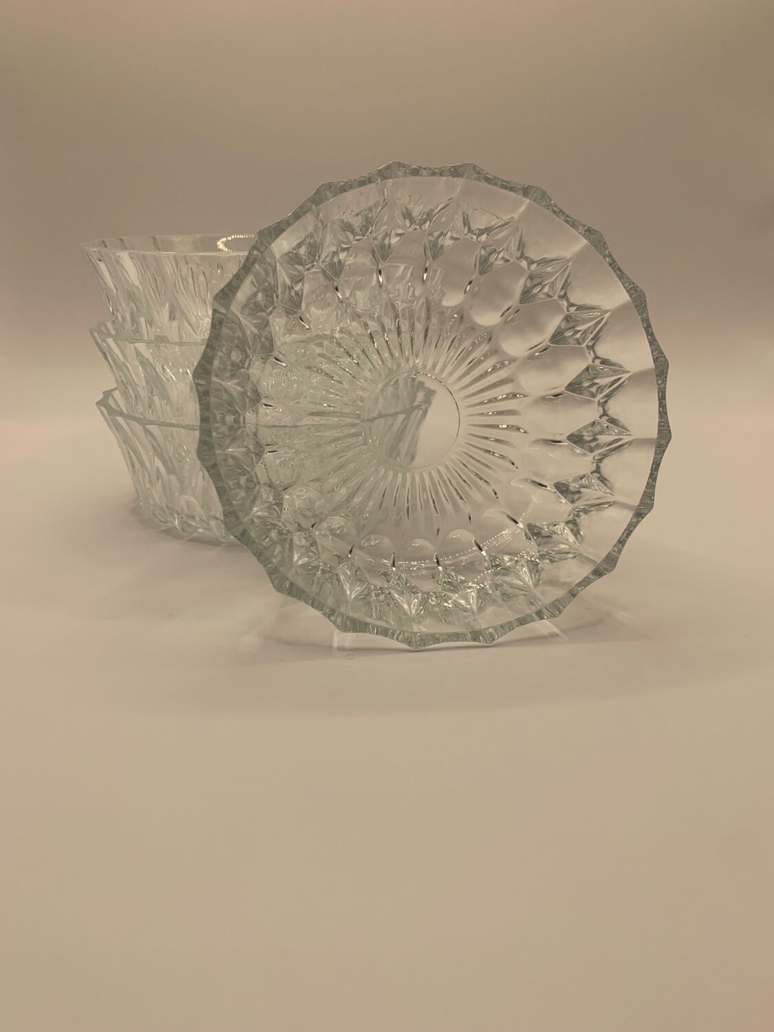Small glass bowls