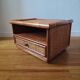 Rattan bedside table from the 1970s-80s.