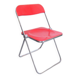 Red Plia chair Giancarlo Piretti Anonima Castelli