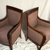 Pair of bergères, Restoration period