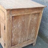 Old chest of drawers in light wood