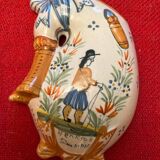Henriot Quimper earthenware bouquetettes (couple)