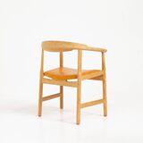Fauteuil PP208 de Hans Wegner pour PP Møbler (Danemark, années 1970).