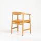 Fauteuil PP208 de Hans Wegner pour PP Møbler (Danemark, années 1970).
