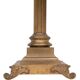 Stunning Tall chunky Bronze Corinthian Column Table Lamp with Bird Shade