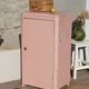 Small powder pink Parisian wardrobe