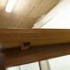 60's rectangular Scandinavian table with extension cords