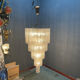 Extra Large Murano Glass Rod Chandelier, Italy, 1970s