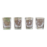 Série de 4 verres à whisky en cristal de sèvres