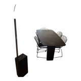 Arco floor lamp black marble