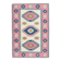 1970s Vintage Turkish Hand-Knotted Wool Cotton Pink Area Rug 120x176