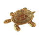 Figurine turtle gilded brass protective symbol