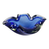 Murano - Murano Sommerso - asbak - schaal - cobalt blauw - 1960's