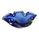 Murano - Murano Sommerso - asbak - schaal - cobalt blauw - 1960's
