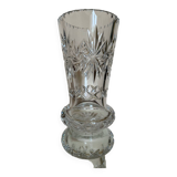 Vase cristal taillé ancien