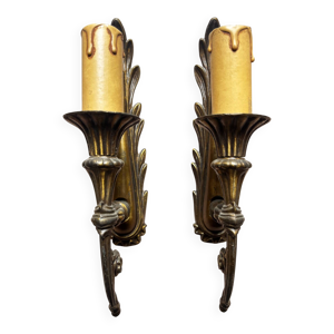 Paire d'appliques anciennes