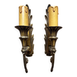 Pair of antique wall sconces