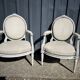 Paire de fauteuils de Style Louis XVI
