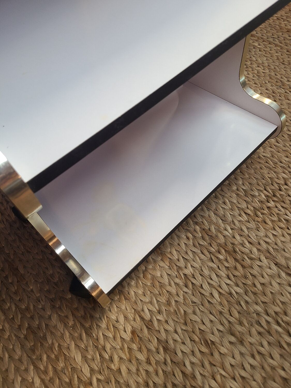 Vintage trolley on wheels