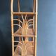 Rattan library shelf