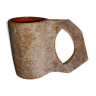 Ancient brutalist sandstone cup