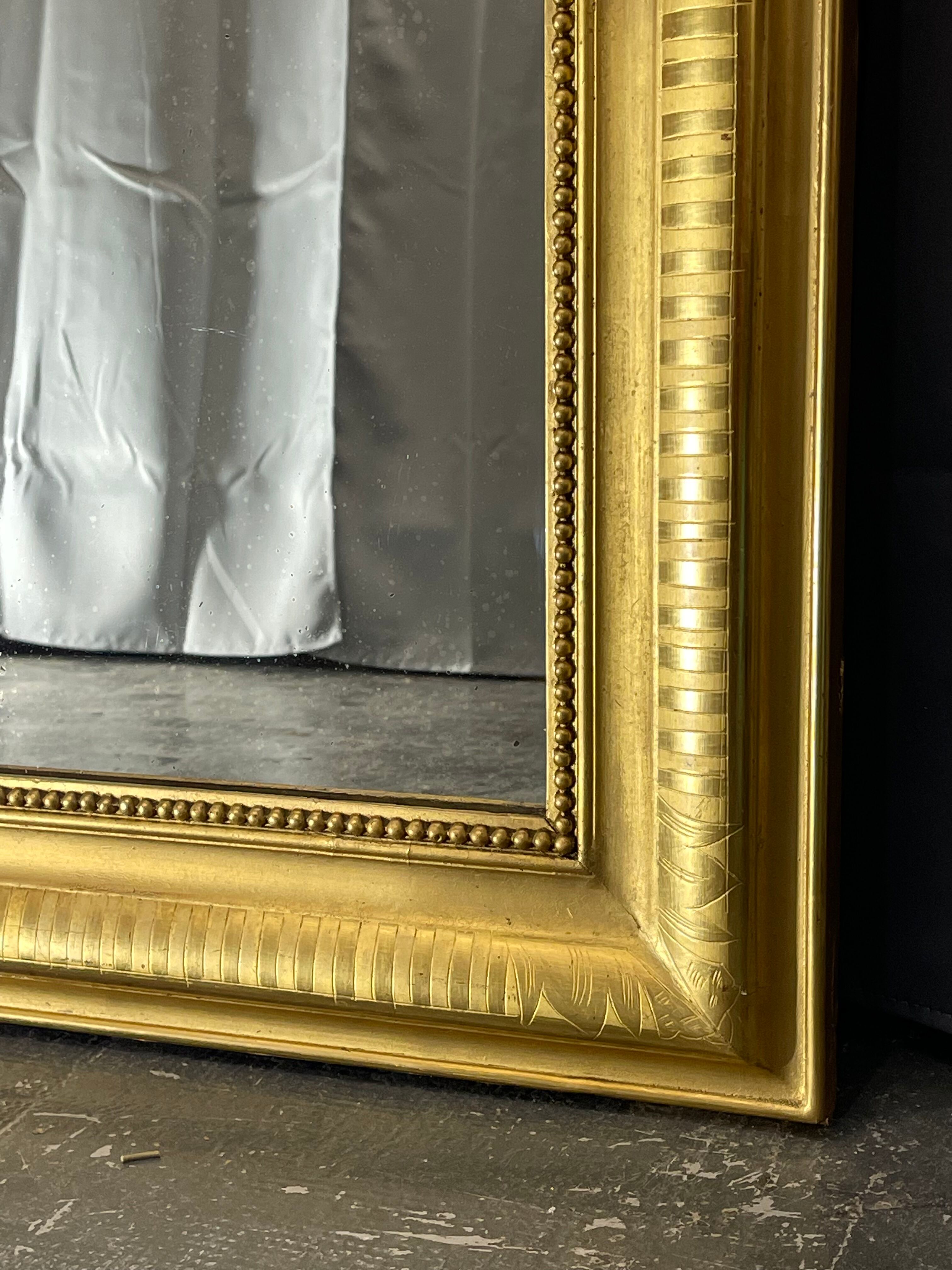 Mirror 141x101 cm Louis-Philippe era very good condition