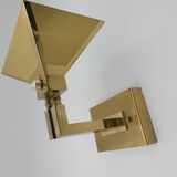 Italian design brass wall light