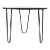 Table Bauhaus en acier tubulaire par Robert Slezák