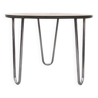 Table Bauhaus en acier tubulaire par Robert Slezák