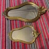 Vintage gold mirror 32 X 18cm