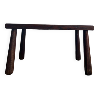 Brutalist vintage side table / plant table / stool