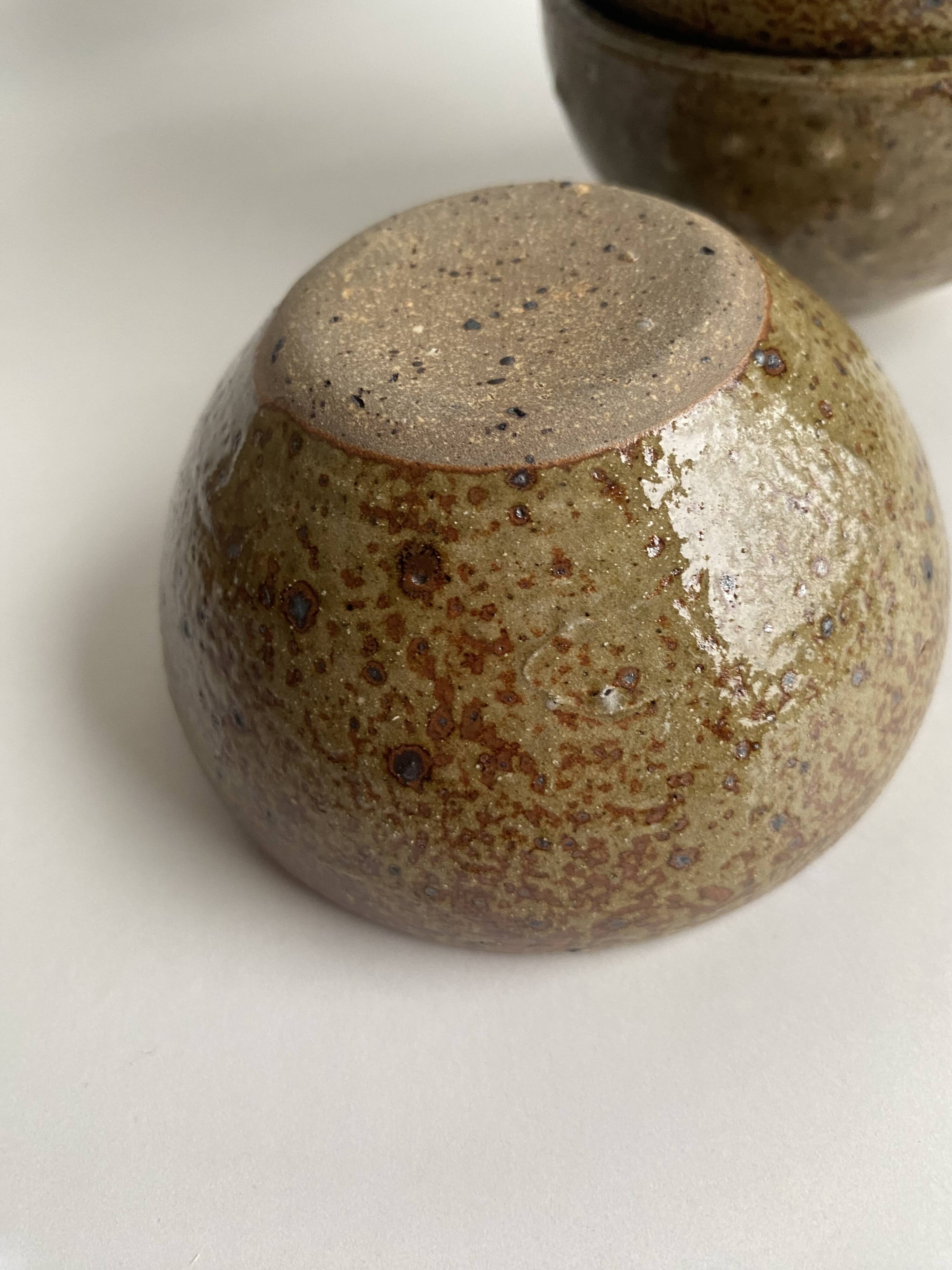 Plat & 6 bols Fernand Baudat 1960