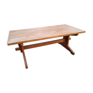 table de style monastère - merisier