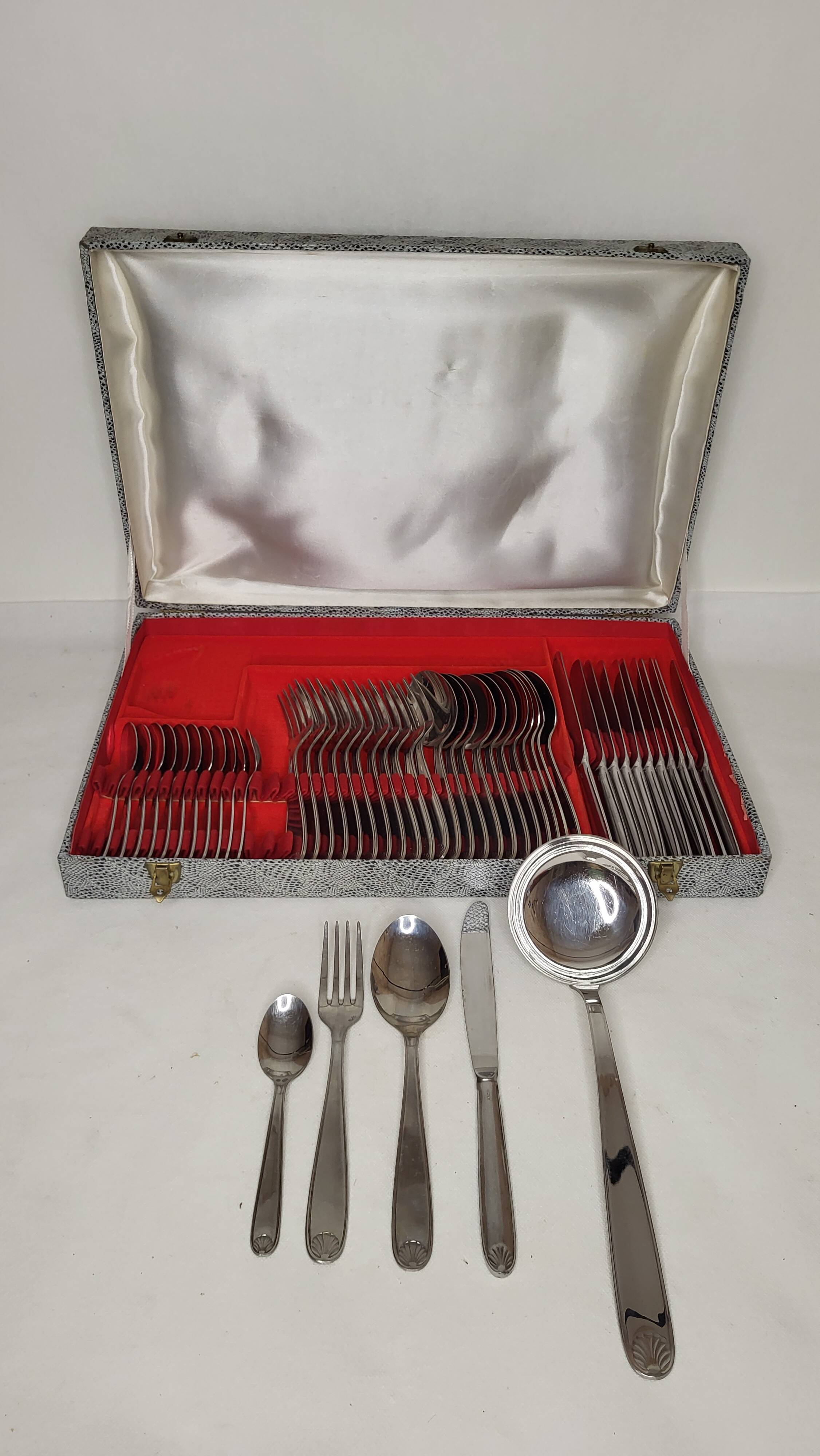 Stainless steel cutlery 37 pieces