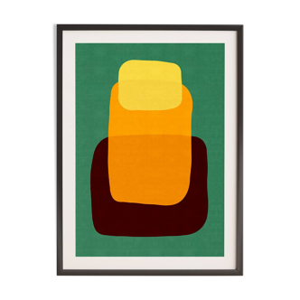 Abstract art print. (50x70cm).