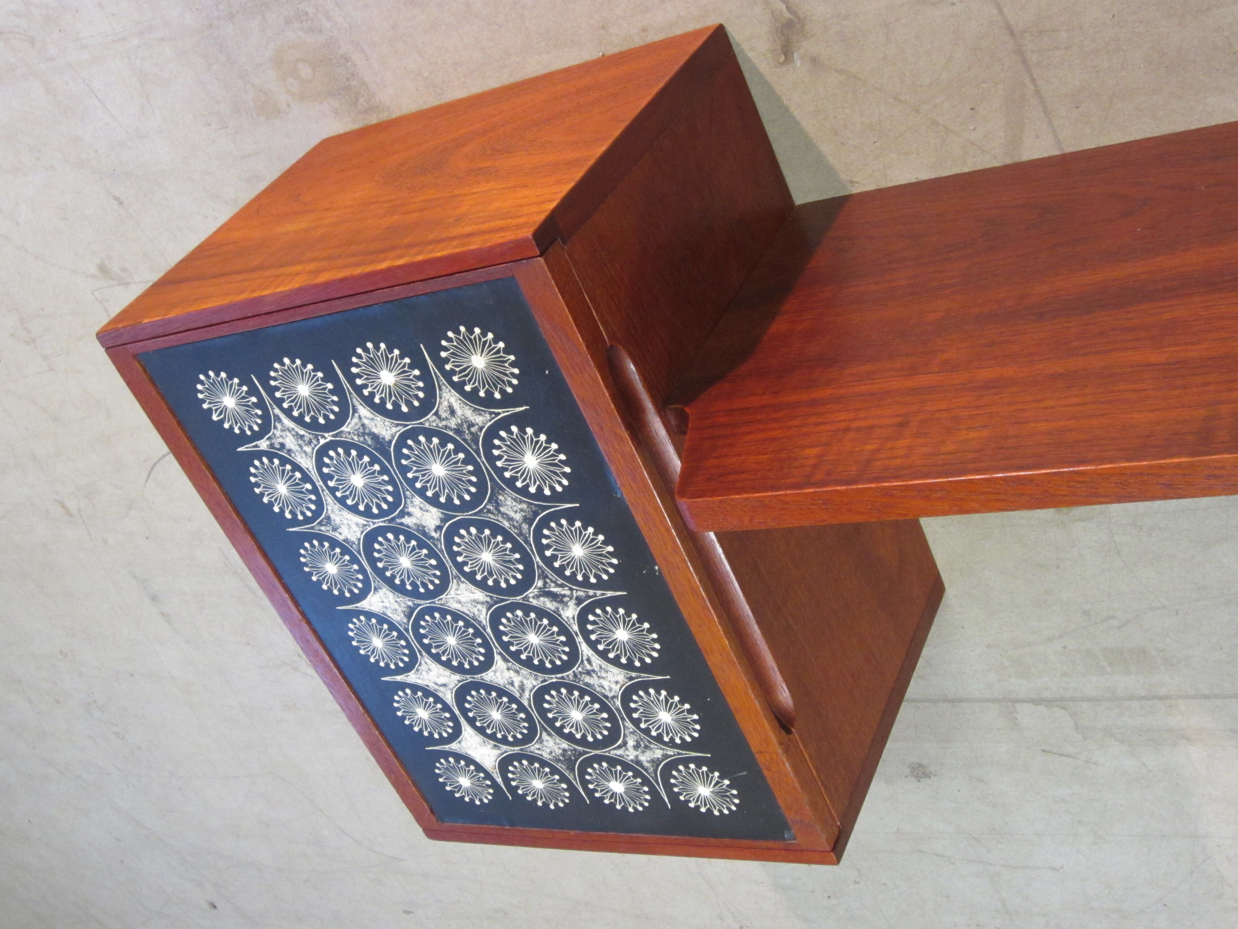 Scandinavian entrance mirror and shelf by Hans-Agne Jakobsson Åhus