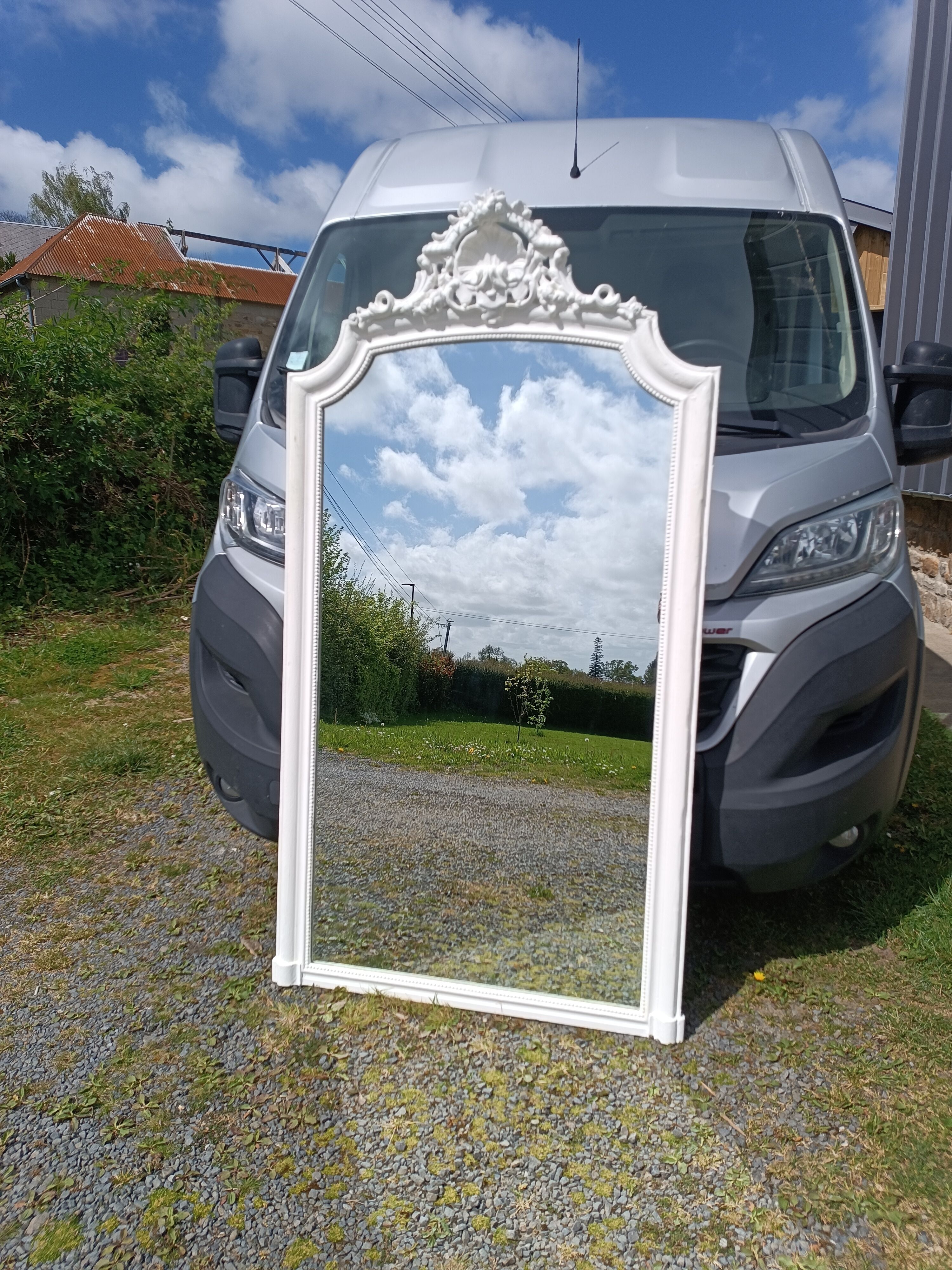 Antique mirror 174/94 cm