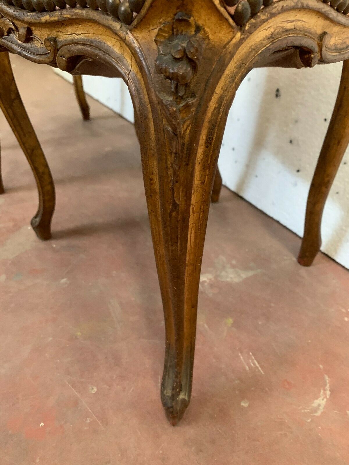 Pair of Louis XV style chairs in 20th century carved walnut