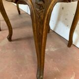 Pair of Louis XV style chairs in 20th century carved walnut