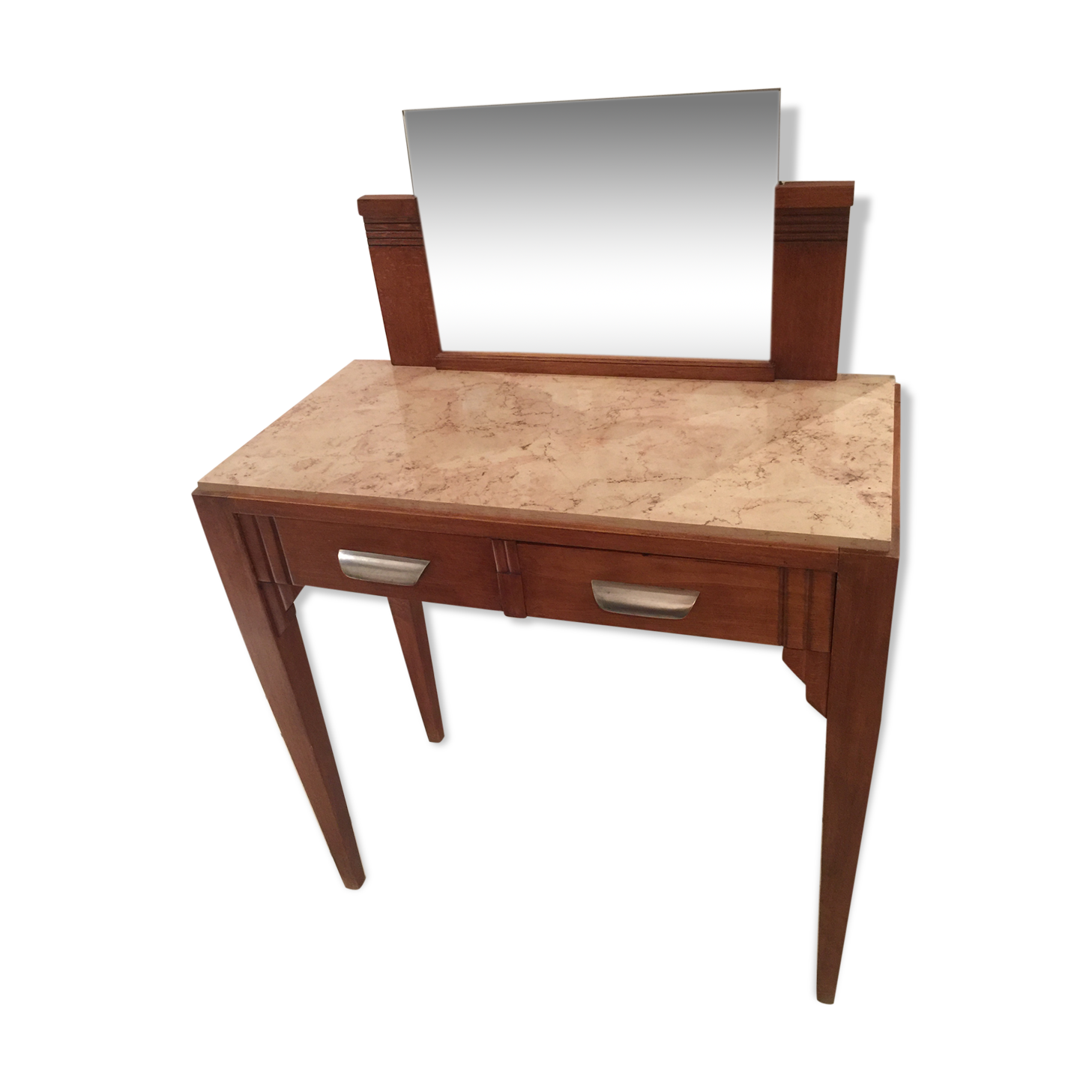 Art deco dressing table and marble