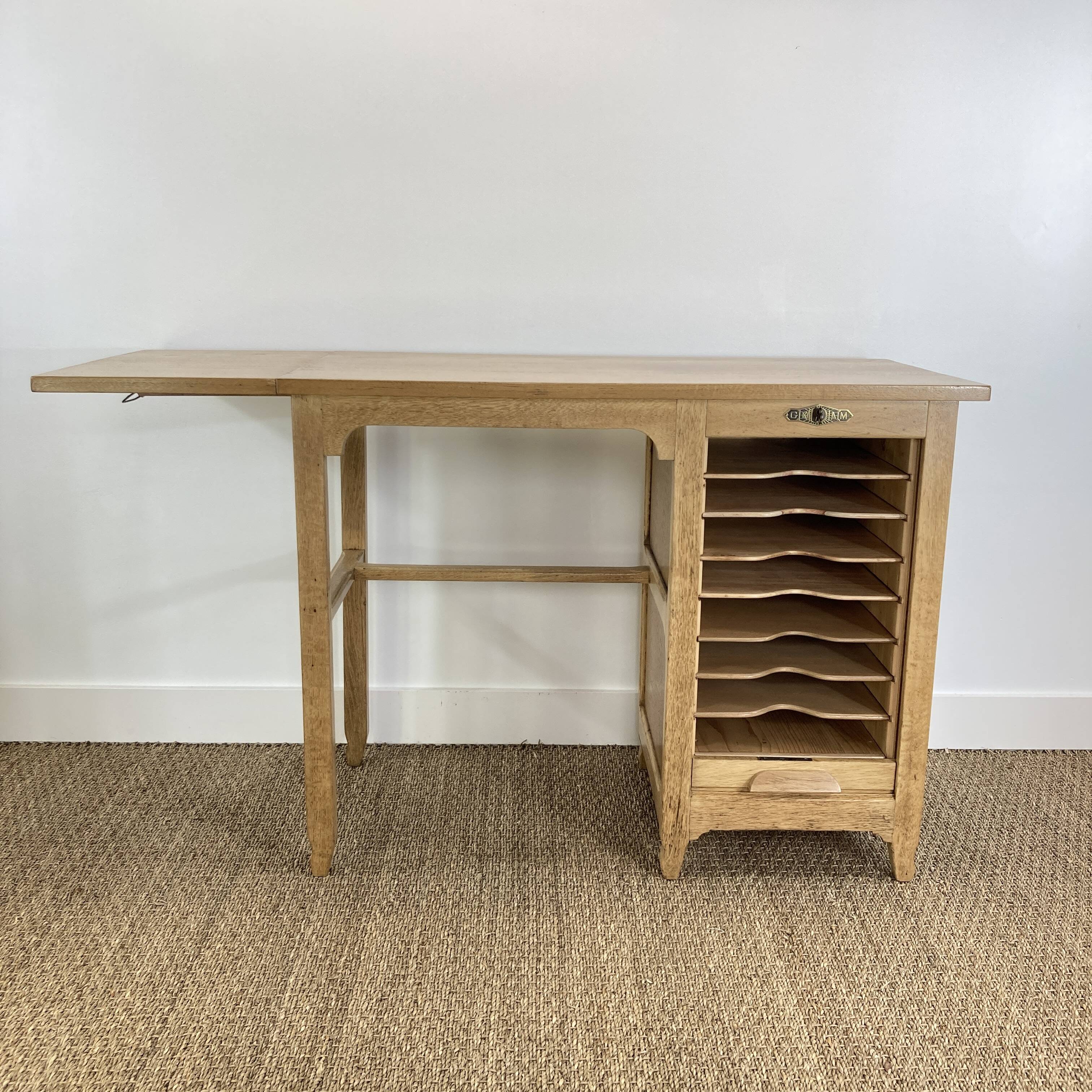 Small restored vintage desk