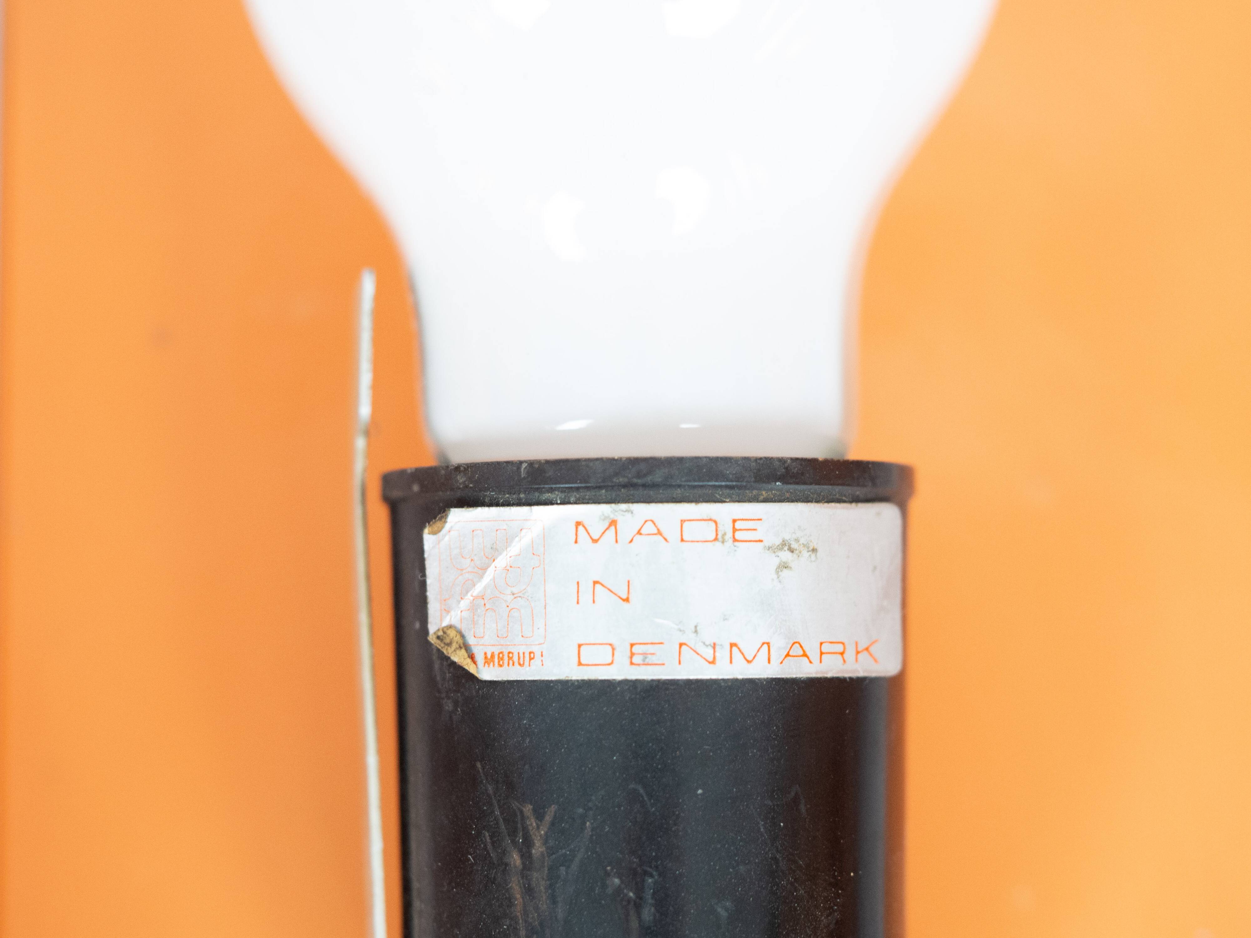 Pair of 2 Danish vintage wall lamps Kastor by Jo Hammerborg, Fog og Morup