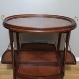 Art deco dessert in mahogany and marquetry