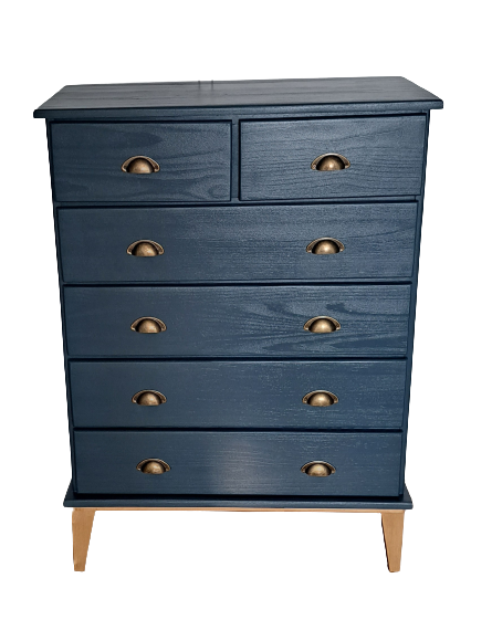 Rød Sødgren chest of drawers blue glove 4