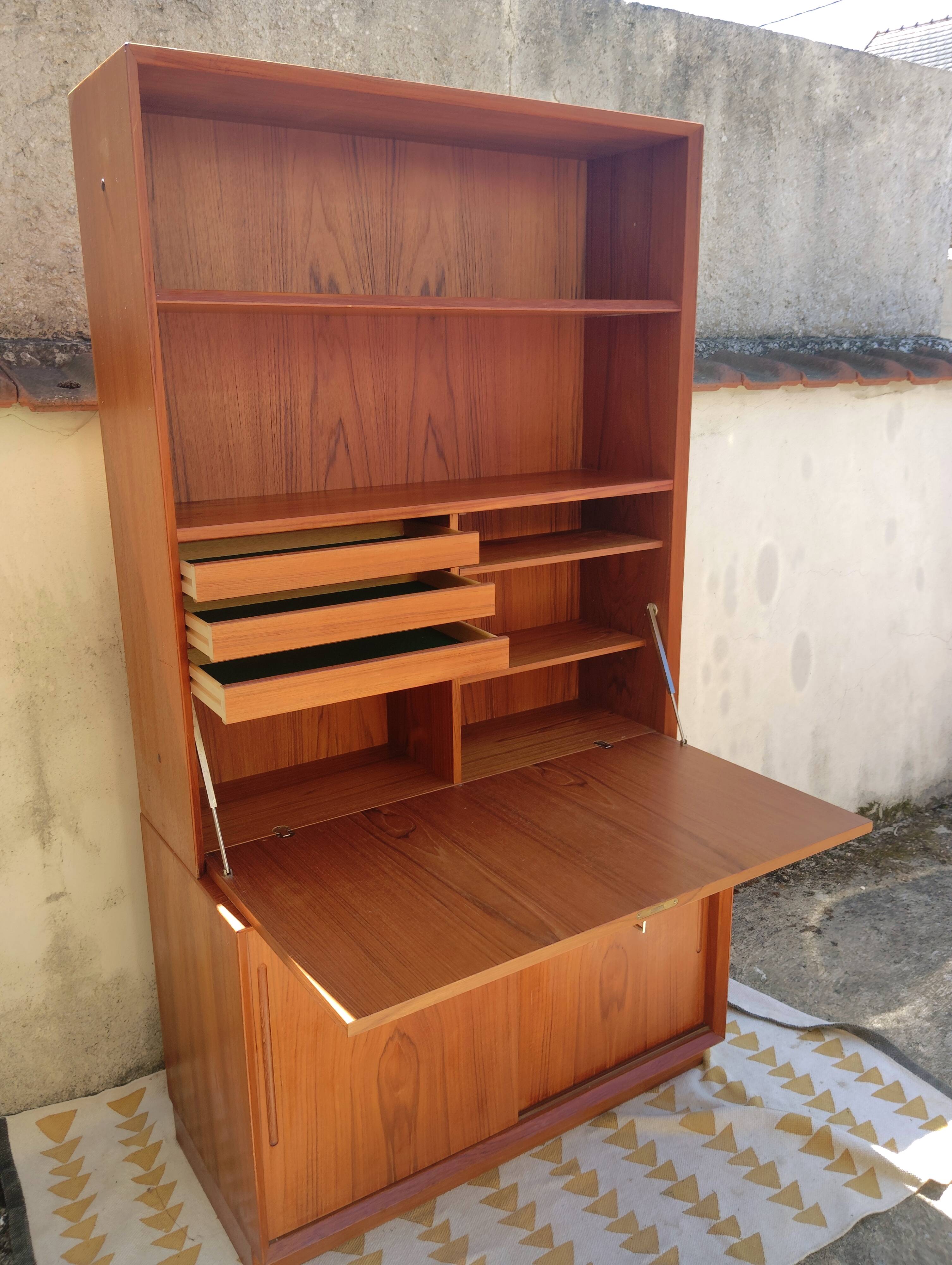 Scandinavian furniture bookshelf/secretary