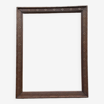 Carved wooden frame 27x35cm