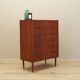 Commode en teck, design danois, années 1970, production : Danemark