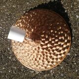 Vintage palm leaf pendant light