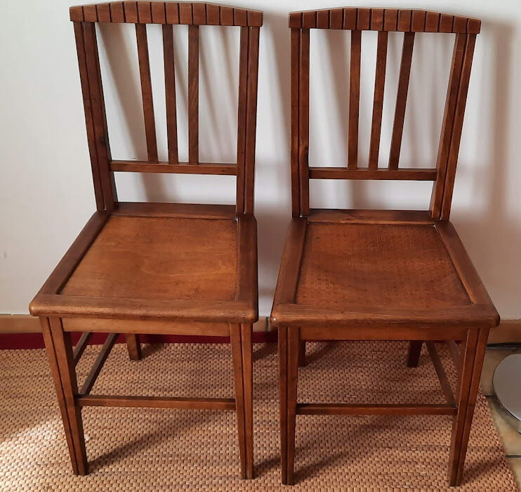 Set of chairs Luterma walnut